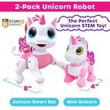 Power Your Fun Robo Pets Unicorn Toys 2pk