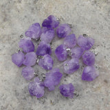 Amethyst Rough Cluster Point Pendant (1pc)
