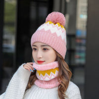Women's Winter Hat And Scarf Cycling Fleece
