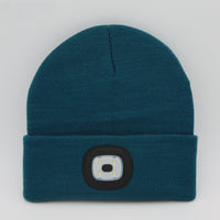 LED Knit Hat Button Cell Type Knitted Hat With Light Glowing