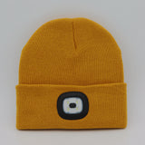 LED Knit Hat Button Cell Type Knitted Hat With Light Glowing