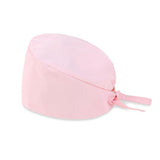 Nurse Cap Female White Surgical Cap Pure Cotton Strap Adjustable Surgeon Nurse Cap