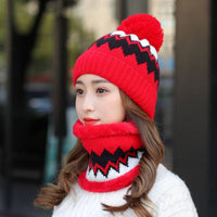 Women's Winter Hat And Scarf Cycling Fleece