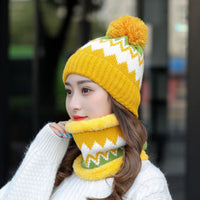 Women's Winter Hat And Scarf Cycling Fleece