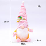 Valentine's Day Top Hat Pearl Flower Faceless Doll