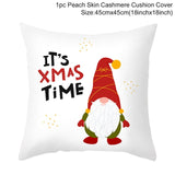 Red Cartoon Letter Series Valentine's Day Pillowcase Peach Skin Sofa Pillowcase