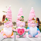 Valentine's Day Top Hat Pearl Flower Faceless Doll