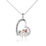 Sloth Necklace for Mom Women Girls Sloth Jewelry Gifts