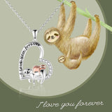Sloth Necklace for Mom Women Girls Sloth Jewelry Gifts