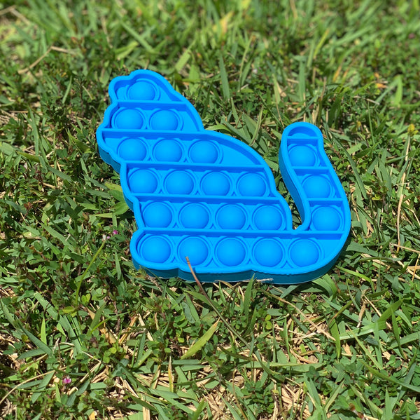 Blue Cat Fidget Pop It
