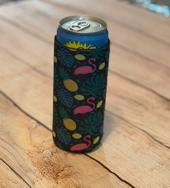 Flamingo Slim Can Cooler