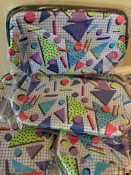 Retro Cosmetic or Pencil Bag