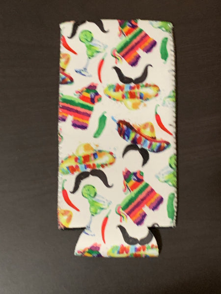 Fiesta Time Slim Can Cooler
