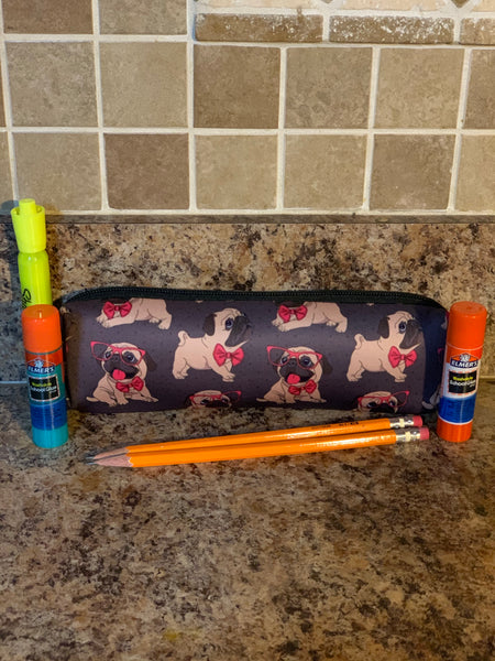 Pug Pencil Bag