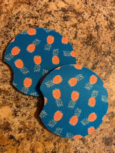 Pineapple Car Coasters